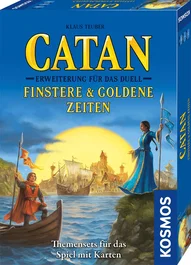 Kosmos 680602 Catan: Para el Duelo - Dark & Golden Times - Expansión Juego de Cartas, 215 Cartas, Edad 10+, 2 Jugadores