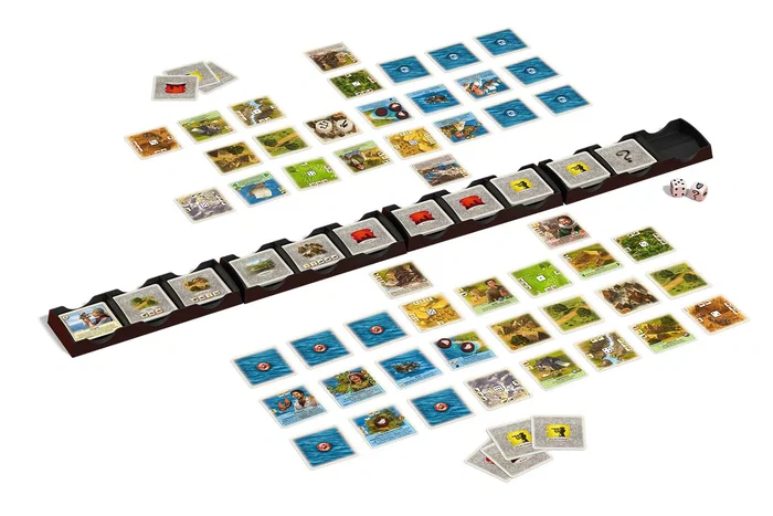 Kosmos 680602 Catan: Para el Duelo - Dark & Golden Times - Expansión Juego de Cartas, 215 Cartas, Edad 10+, 2 Jugadores