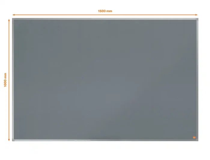 Nobo Tablero de anuncios Essence fieltro gris 1500x1000 mm marco aluminio Nobo Tablero de anuncios Essence fieltro gris 1500x1000 mm marco aluminio