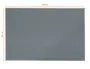 Nobo Tablero de anuncios Essence fieltro gris 1500x1000 mm marco aluminio