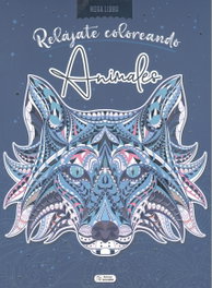 Saldaña Relájate Coloreando Mandalas de Animales