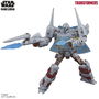 Hasbro Transformers Collaborative Figura Convertible Star Wars The Mandalorian Caza Estelar N-1 con Efectos y Accesorios