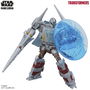 Hasbro Transformers Collaborative Figura Convertible Star Wars The Mandalorian Caza Estelar N-1 con Efectos y Accesorios