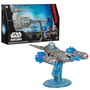 Hasbro Transformers Collaborative Figura Convertible Star Wars The Mandalorian Caza Estelar N-1 con Efectos y Accesorios