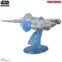 Hasbro Transformers Collaborative Figura Convertible Star Wars The Mandalorian Caza Estelar N-1 con Efectos y Accesorios