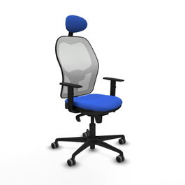PIQUERAS Y CRESPO Silla de oficina Jorquera Azul y Blanco