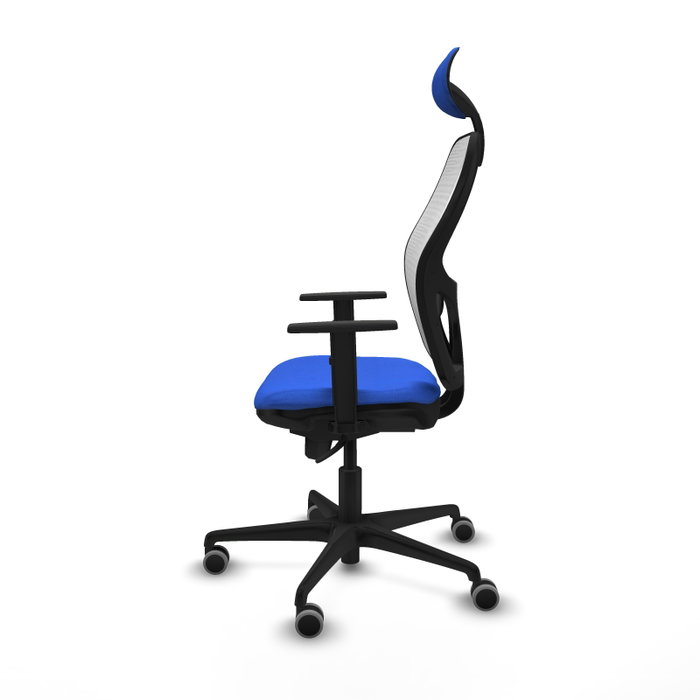 PIQUERAS Y CRESPO Silla de oficina Jorquera Azul y Blanco