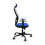 PIQUERAS Y CRESPO Silla de oficina Jorquera Azul y Blanco