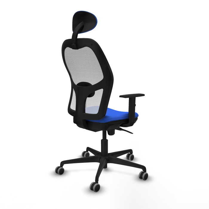 PIQUERAS Y CRESPO Silla de oficina Jorquera Azul y Blanco