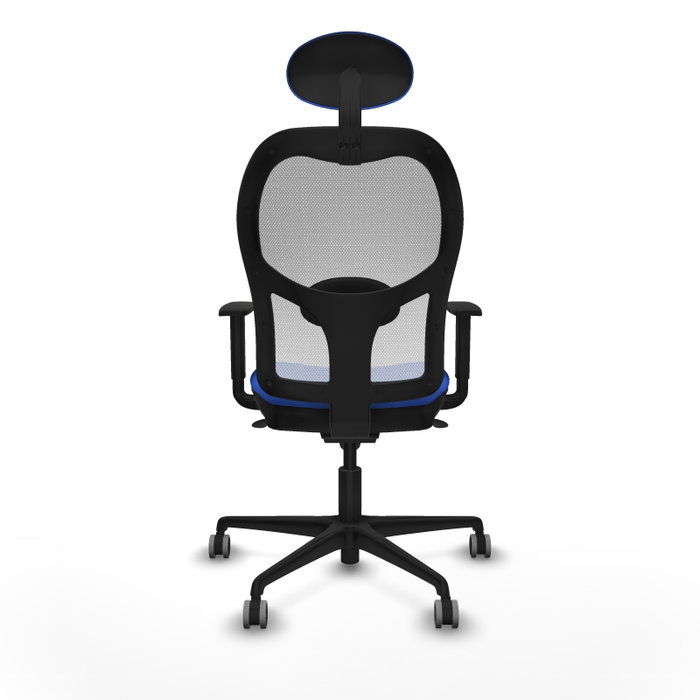 PIQUERAS Y CRESPO Silla de oficina Jorquera Azul y Blanco