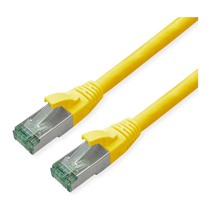 ROLINE Patchkabel Cat.6A S/FTP Amarillo 0,5 m