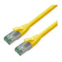 ROLINE Patchkabel Cat.6A S/FTP Amarillo 0,5 m