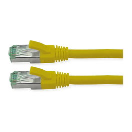 ROLINE Patchkabel Cat.6A S/FTP Amarillo 0,5 m
