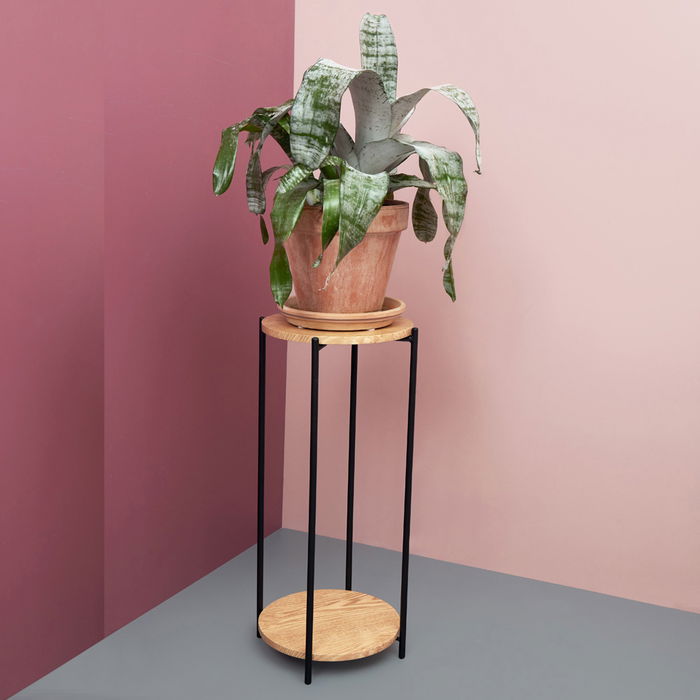 Day Pedestal Madera Diámetro 30 cm Altura 70 cm