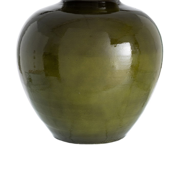 Jarrón Verde Cerámica Decoración 22 X 22 X 30 cm