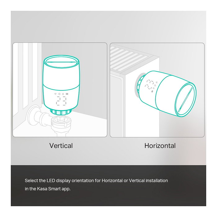 TP-Link KE100 Smart Heizkörper Thermostat, Blanco - Termostato Inteligente