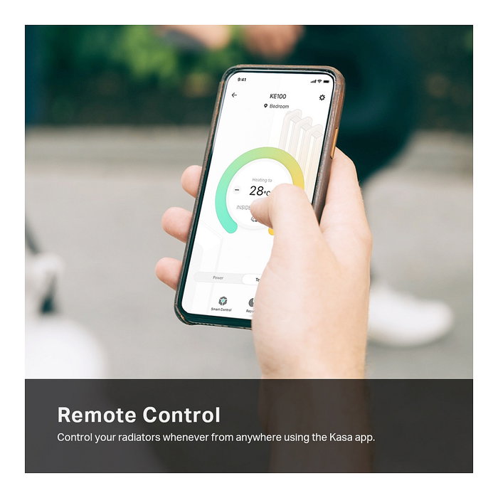 TP-Link KE100 Smart Heizkörper Thermostat, Blanco - Termostato Inteligente