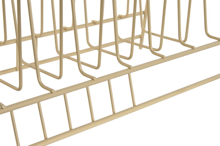 DKD Home Decor Organizador Metal 35x18x10 Surtido Gris y Beige