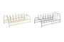 DKD Home Decor Organizador Metal 35x18x10 Surtido Gris y Beige