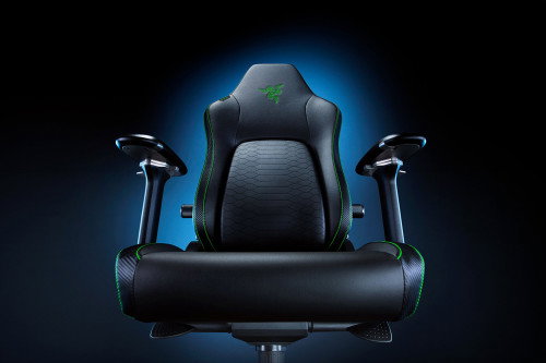 Razer Iskur V2 Butaca Gamer con Almohada Lumbar Ajustable, Asiento Acolchado y Reposabrazos 4D, 136 kg de Peso Máximo, Negro y Verde - RZ38-04900100-R3G1 Razer Iskur V2 Butaca Gamer con Almohada Lumbar Ajustable, Asiento Acolchado y Reposabrazos 4D, 136 kg de Peso Máximo, Negro y Verde - RZ38-04900100-R3G1