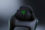Razer Iskur V2 Butaca Gamer con Almohada Lumbar Ajustable, Asiento Acolchado y Reposabrazos 4D, 136 kg de Peso Máximo, Negro y Verde - RZ38-04900100-R3G1