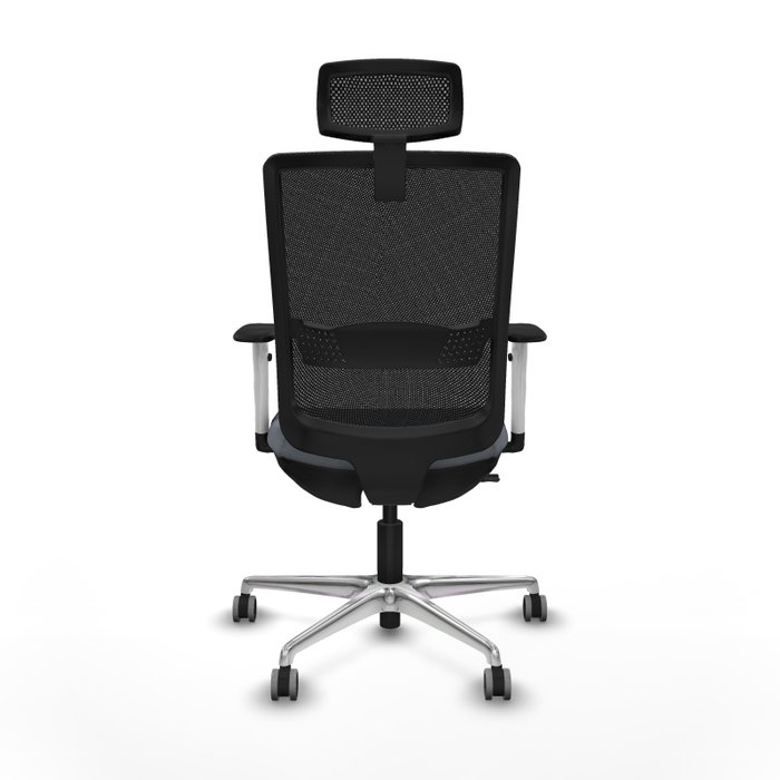 PIQUERAS Y CRESPO Silla de oficina Haches Gris y Negro PIQUERAS Y CRESPO Silla de oficina Haches Gris y Negro