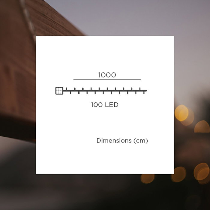 New Garden Luceo 10 M Solar Guirnalda de Luces LED New Garden Luceo 10 M Solar Guirnalda de Luces LED