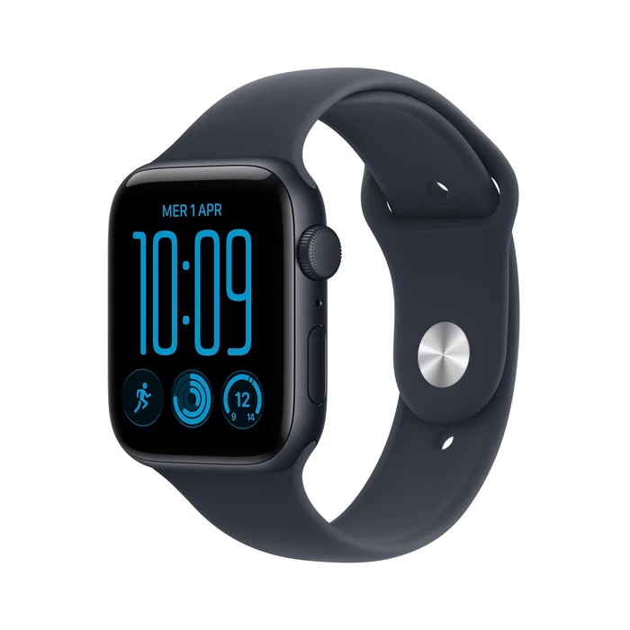 Apple Watch SE 3 GPS 44mm Aluminio Medianoche/Correa Azul Marino M/L