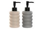 DKD Home Decor Dosificador Crema Gris 7 x 17.5 x 7 cm (2 Unidades) Dolomite