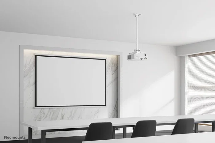 Neomounts CL25-550WH1 Soporte de techo para proyector Blanco 35kg 74.5-114.5cm Neomounts CL25-550WH1 Soporte de techo para proyector Blanco 35kg 74.5-114.5cm