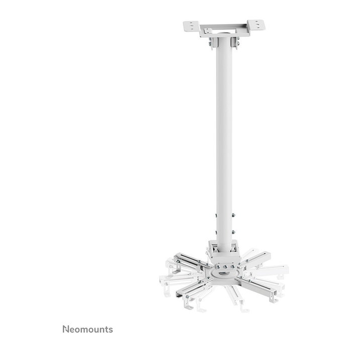 Neomounts Soporte de techo para proyector 35 kg, articulado, blanco, ajustable 74.5-114.5 cm Neomounts Soporte de techo para proyector 35 kg, articulado, blanco, ajustable 74.5-114.5 cm