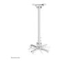 Neomounts Soporte de techo para proyector 35 kg, articulado, blanco, ajustable 74.5-114.5 cm