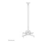 Neomounts Soporte de techo para proyector 35 kg, articulado, blanco, ajustable 74.5-114.5 cm