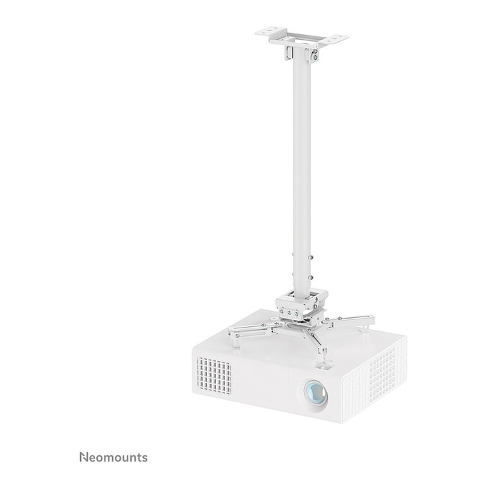 Neomounts Soporte de techo para proyector 35 kg, articulado, blanco, ajustable 74.5-114.5 cm Neomounts Soporte de techo para proyector 35 kg, articulado, blanco, ajustable 74.5-114.5 cm