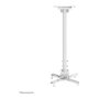 Neomounts Soporte de techo para proyector 35 kg, articulado, blanco, ajustable 74.5-114.5 cm