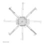 Neomounts Soporte de techo para proyector 35 kg, articulado, blanco, ajustable 74.5-114.5 cm