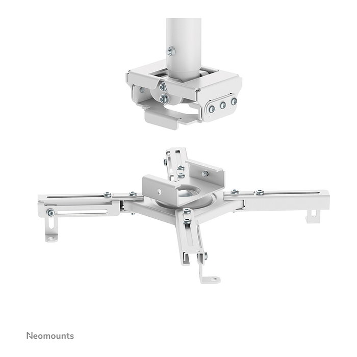 Neomounts Soporte de techo para proyector 35 kg, articulado, blanco, ajustable 74.5-114.5 cm Neomounts Soporte de techo para proyector 35 kg, articulado, blanco, ajustable 74.5-114.5 cm