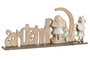 DKD Home Decor Nacimiento de Resina y MDF Surtido de 2 Unidades