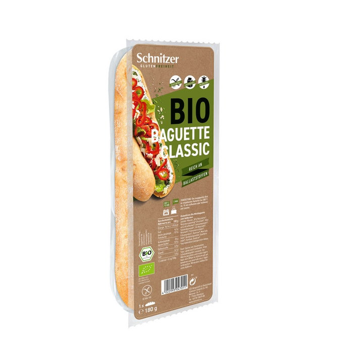 SCHNITZER PAN BAGUETTE clasico 180gr. BIO SG SCHNITZER PAN BAGUETTE clasico 180gr. BIO SG