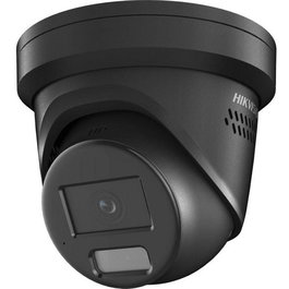 Hikvision Cámara IP Turret 4M Smart Hybrid Light ColorVu 2.8mm WDR IP67 Negra Audio Alarma Luz 30m