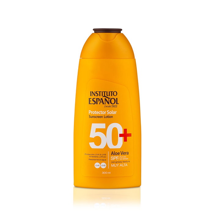 Instituto Español Protector Solar Aloe Vera SPF50+ Loción 300 ml