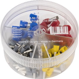 Knipex Surtido de terminales aislados para cables
