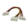 L Link Cable Bifurcador Interno IDE Molex de 1 a 2 Conectores 5.25"