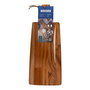 Tramontina Tabla para cortar y servir en Madera de Teca FSC con Mango 37,5 x 19,5 x 1,8 cm