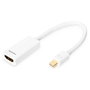 Digitus Adaptador Mini DisplayPort a HDMI 0,15 m Blanco