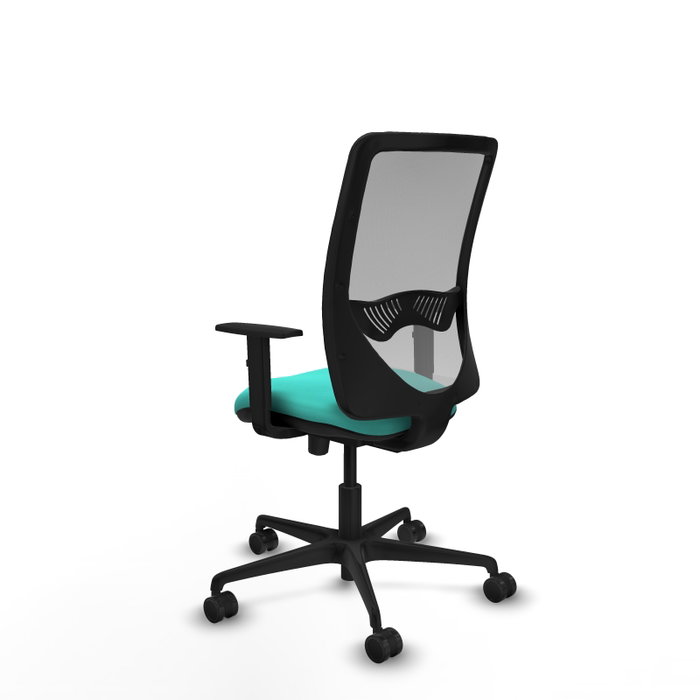 PIQUERAS Y CRESPO Silla de oficina Zulema con mecanismo Sincro/Traslack, Turquesa y Gris PIQUERAS Y CRESPO Silla de oficina Zulema con mecanismo Sincro/Traslack, Turquesa y Gris