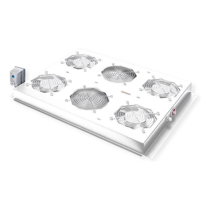 ROLINE 26.21.0273 Unidad de ventilación para techo de 19 pulgadas con 4 ventiladores y termostato ROLINE 26.21.0273 Unidad de ventilación para techo de 19 pulgadas con 4 ventiladores y termostato