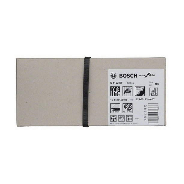 Bosch S 1122 BF Hoja de sierra de sable flexible para metal Bosch S 1122 BF Hoja de sierra de sable flexible para metal