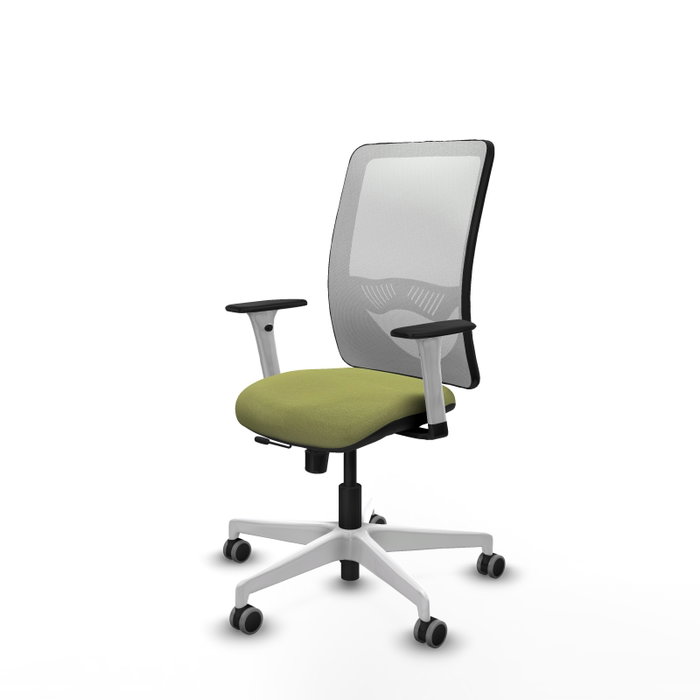 PIQUERAS Y CRESPO Silla de oficina Zulema Verde oliva y Blanco PIQUERAS Y CRESPO Silla de oficina Zulema Verde oliva y Blanco