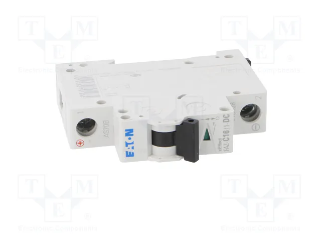 EATON ELECTRIC FAZ-C16/1-DC Interruptor magnetotérmico 16A 1P 250VDC EATON ELECTRIC FAZ-C16/1-DC Interruptor magnetotérmico 16A 1P 250VDC